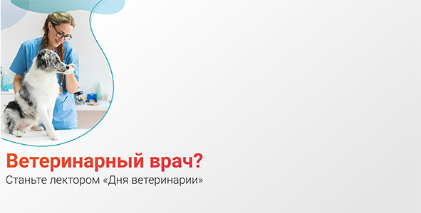 Приглашаем стать спикером форума «День ветеринарии-2023»!﻿